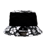 Decky 457 - Relaxed Floral Brim Bucket Hat