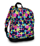 Everest Backpack Book Bag - Back to School Junior Multi Dot