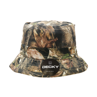 Decky 460 - Structured HybriCam Fisherman's Hat, Camo Bucket Hat