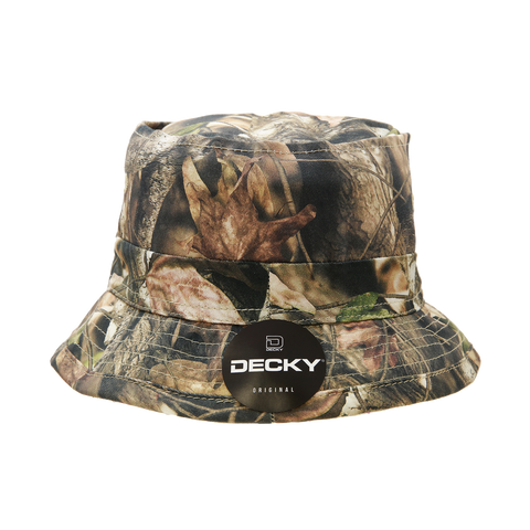 Decky 460 - Structured HybriCam Fisherman's Hat, Camo Bucket Hat