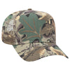 Otto Camouflage 5 Panel Mid Crown Trucker Hat, Camo Cotton Mesh Back Cap - 47-049