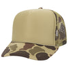 Otto 49-158 5-Panel High Crown Foam Trucker Hat - Camo