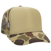 Otto 49-158 5-Panel High Crown Foam Trucker Hat - Camo