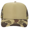 Otto 49-158 5-Panel High Crown Foam Trucker Hat - Camo