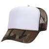 Otto 49-158 5-Panel High Crown Foam Trucker Hat - Camo