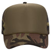 Otto 49-158 5-Panel High Crown Foam Trucker Hat - Camo