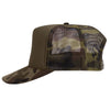 Otto 49-158 5-Panel High Crown Foam Trucker Hat - Camo