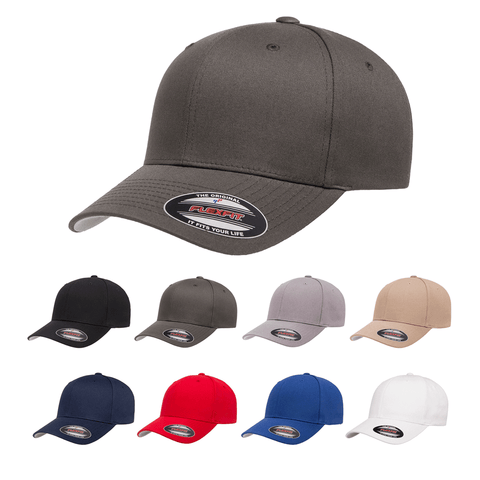Blank Baseball Hats - BK Caps Structured 6 Panel Mid Profile - 22132