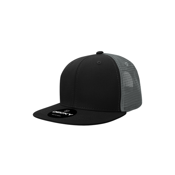 Decky 5010 - Kids Youth Trucker Hat, Flat Bill Snapback Cap