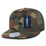 Lot of 12 Decky Kids' Youth Trucker Snapback Hats Flat Bill Mesh Caps Bulk