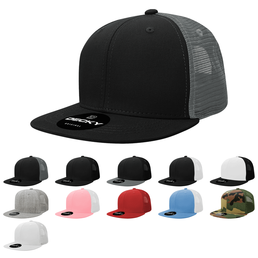 Decky 5010 - Kids Youth Trucker Hat, Flat Bill Snapback Cap – The Park  Wholesale
