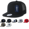 Lot of 12 Decky Kids' Youth Trucker Snapback Hats Flat Bill Mesh Caps Bulk