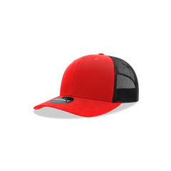Decky 5019 - Youth 6 Panel Mid Profile Structured Cotton Trucker, Kids Classic Trucker Hat - 