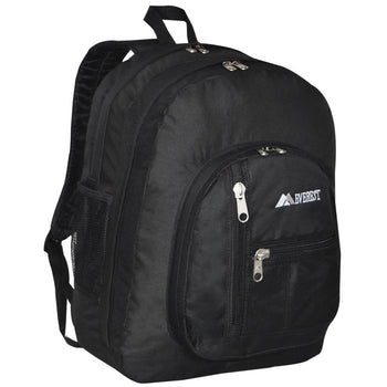 Everest mid-size Double Compartment Backpack with cargo room.