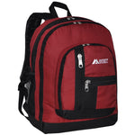 Everest mid-size Double Compartment Backpack with cargo room.