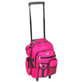 Everest Deluxe Wheeled Backpack Hot Pink