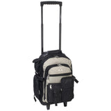 Everest Deluxe Wheeled Backpack Khakhi/Black