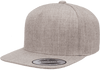 Yupoong 5089M Premium 5-Panel Snapback Hat, Flat Bill Cap - YP Classics®