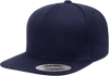 Yupoong 5089M Premium 5-Panel Snapback Hat, Flat Bill Cap - YP Classics®