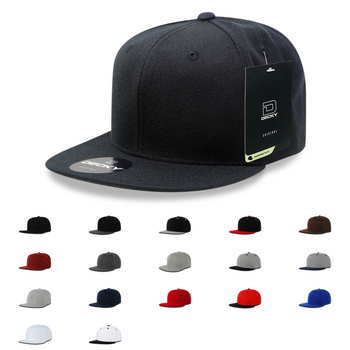 Decky 5121 - Women's Snapback Hat, 6 Panel High Profile Structured Snapback - CASE Pricing