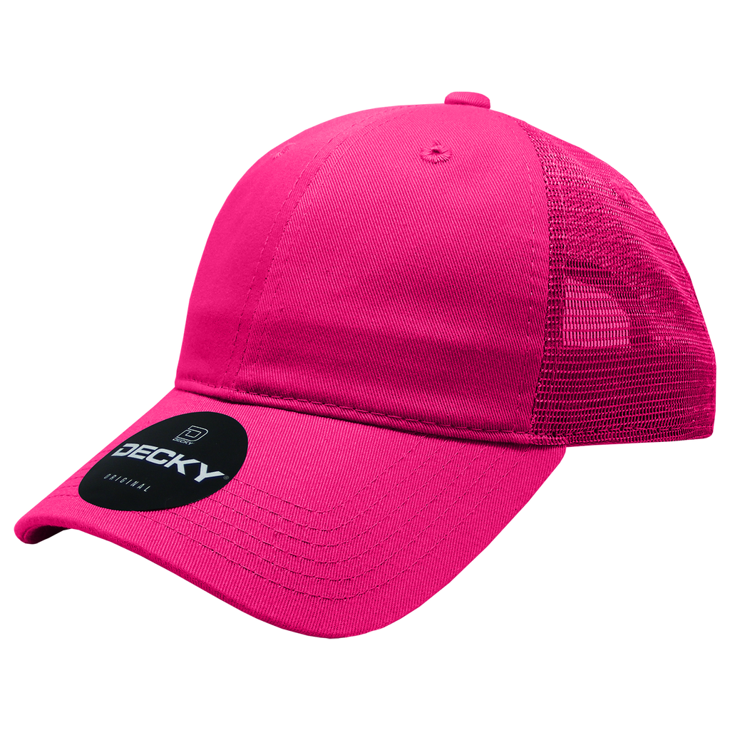 Decky 5122 Women s 6 Panel Low Profile Relaxed Trucker Hat The