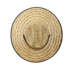 Mat Straw Lifeguard Hats - Decky 528, Lunada Bay - Lot of 12 Hats (1 Dozen)