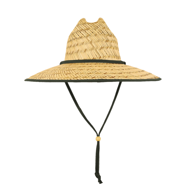 Mat Straw Lifeguard Hats - Decky 528, Lunada Bay - Lot of 12 Hats (1 Dozen)