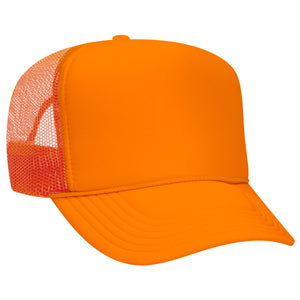 Otto 55-133 5-Panel High Crown Foam Trucker Hats - Neon Colors - 