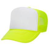 Otto 55-133 5-Panel High Crown Foam Trucker Hats - Neon Colors