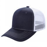 Unbranded 6-Panel Curve Trucker Hat, Blank Mesh Back Cap