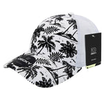 Decky 6000 - Tropical Hawaiian Trucker Hat with Mesh Back - Picture 5 of 16