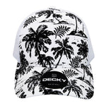 Decky 6000 - Tropical Hawaiian Trucker Hat with Mesh Back - Picture 6 of 16