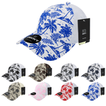 Decky 6000 - Tropical Hawaiian Trucker Hat with Mesh Back - Picture 1 of 16