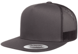 Yupoong 6006 Classic Trucker Snapback Hat, Flat Bill - Lot of 100 Hats - YP Classics®