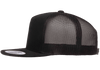 Yupoong 6006 Classic Trucker Snapback Hat, Flat Bill Hat with Mesh Back - YP Classics®
