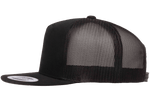 Yupoong 6006 Classic Trucker Snapback Hat, Flat Bill - Lot of 12 Hats (1 Dozen) - YP Classics® - Picture 5 of 11