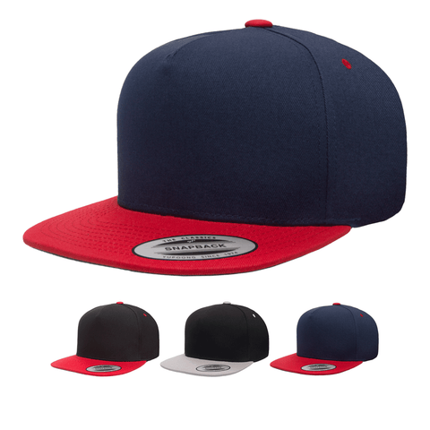 Yupoong 6006 Classic Trucker Snapback Hat, Flat Bill - Lot of 100 Hats –  The Park Wholesale