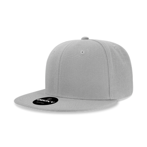 Decky 6020 - High Profile 6 Panel Snapback, Flat Bill Hat - PALLET Pricing - 