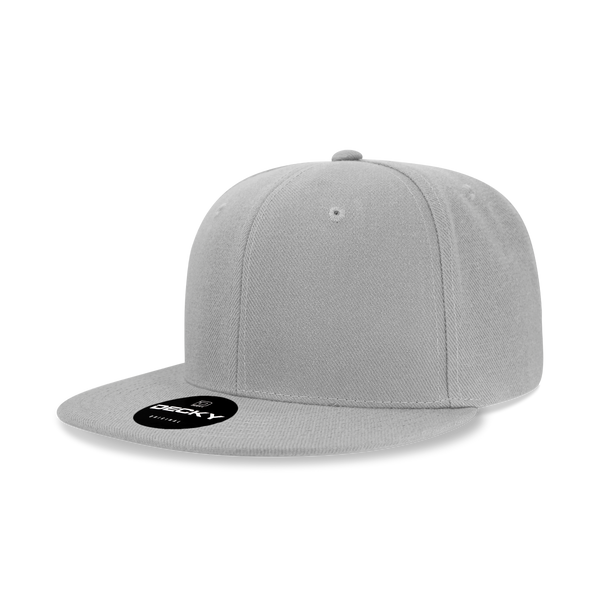 Decky 6020 - High Profile 6 Panel Snapback, Flat Bill Hat - PALLET Pricing