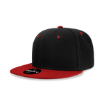 Decky 6020 High Profile 6 Panel Snapback, Flat Bill Hat - Picture 24 of 75