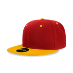 Decky 6020 - High Profile 6 Panel Snapback, Flat Bill Hat - CASE Pricing