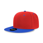 Decky 6020 - High Profile 6 Panel Snapback, Flat Bill Hat - CASE Pricing