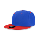 Decky 6020 - High Profile 6 Panel Snapback, Flat Bill Hat - CASE Pricing