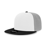 Decky 6020 - High Profile 6 Panel Snapback, Flat Bill Hat - CASE Pricing