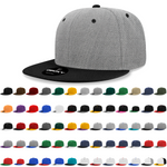 Decky 6020 High Profile 6 Panel Snapback, Flat Bill Hat - Picture 1 of 75