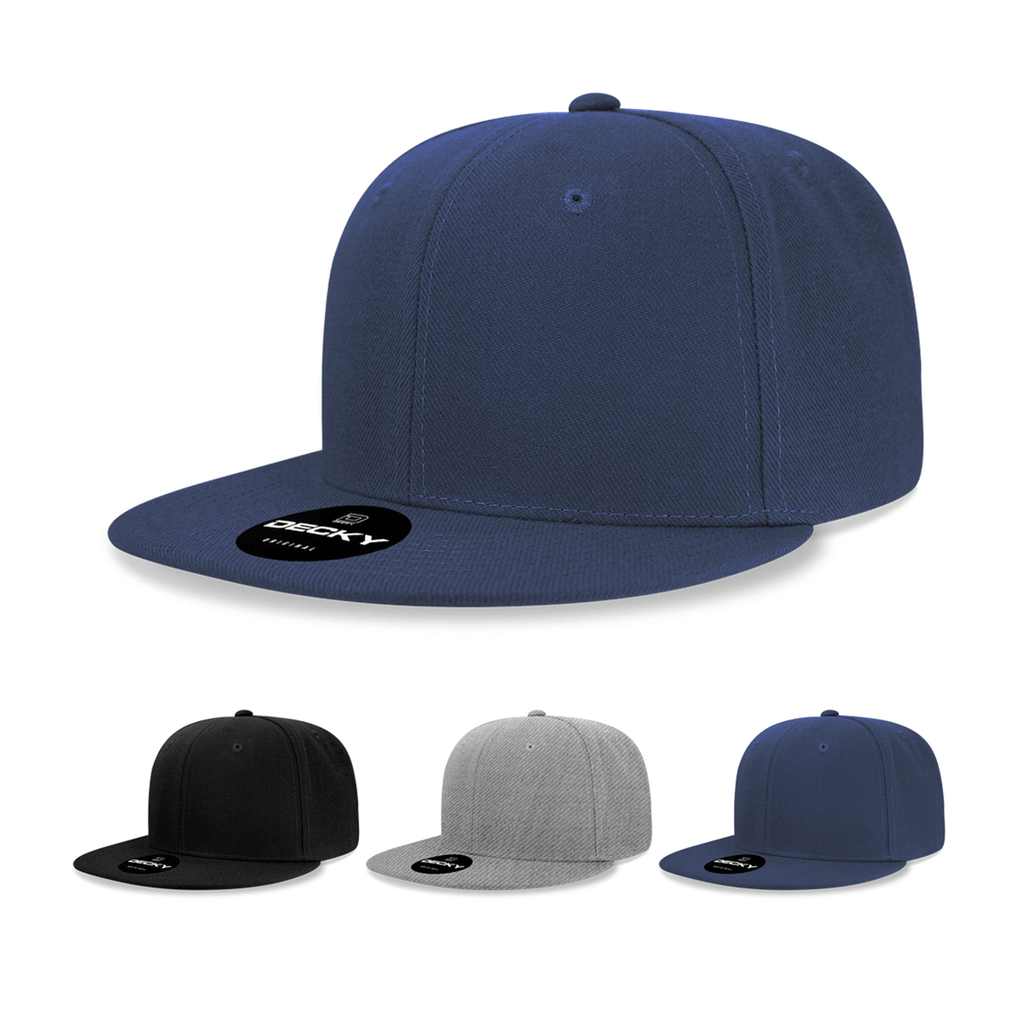 Decky SuperValue 7000 Snapback Hat, Flat Bill Cap, Bulk Snapback Hats, –  The Park Wholesale