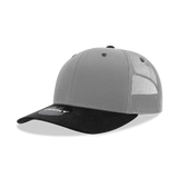 Decky 6021 - Classic Trucker Hat, 6 Panel Mid Profile Trucker Cap (Colors 2 of 2)