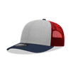 Decky 6021 - Classic Trucker Hat, 6 Panel Mid Profile Trucker Cap