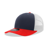 Decky 6021 - Classic Trucker Hat, 6 Panel Mid Profile Trucker Cap