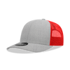 Decky 6021 - Classic Trucker Hat, 6 Panel Mid Profile Trucker Cap